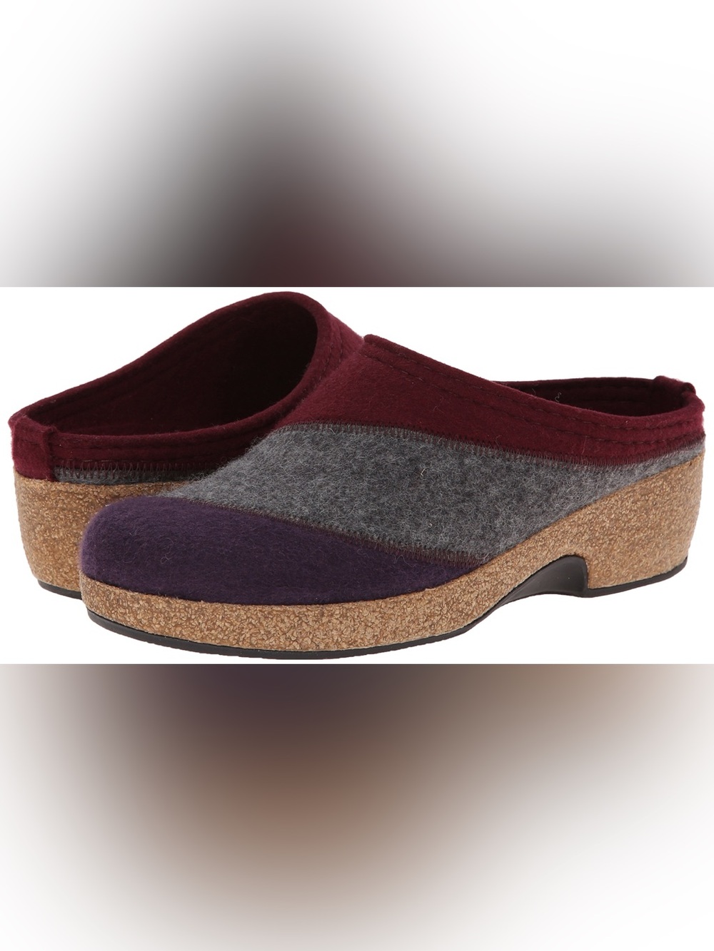 Haflinger Women's GZW Rhythm Bordo Wool Mule size 41